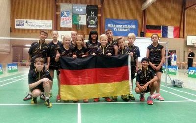 Teilnehmerin beim Länderspiellehrgang mit Frankreich