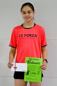Miranda Wilson gewinnt das Mädcheneinzel U17