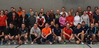 27 Teams waren im Herrendoppel und Mixeddoppel am Start