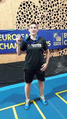 Claudia Vogelgsang gewinnt Silber und Bronze