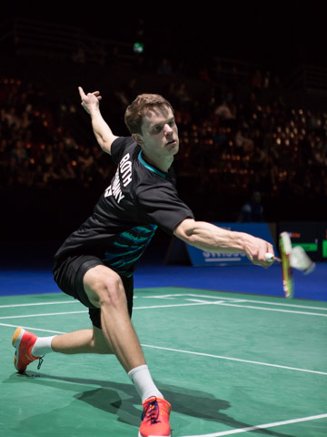 Lin Dan und Fabian Roth in Runde zwei