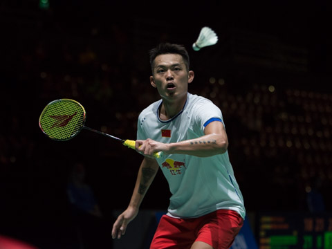 Superstar Lin Dan auf Titelkurs