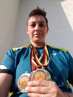 3 Goldmedaillen für Claudia Vogelgsang