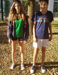 Amelie Wagner und Roman Latief belegten Platz 8