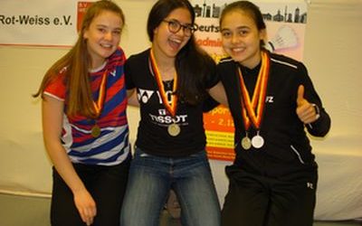 Miranda Wilson wurde Vizemeisterin im Einzel und Mixed