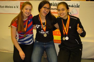 Miranda Wilson wurde Vizemeisterin im Einzel und Mixed