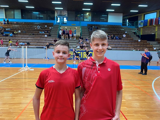 Jonas Schmid in Kroatien im Doppel Finale