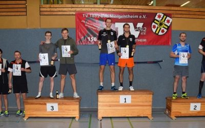 Zahlreiche Paarungen wurden erst im dritten Satz entschieden