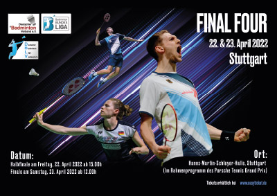 Bundesliga Finale am 22. und 23. April in Stuttgart