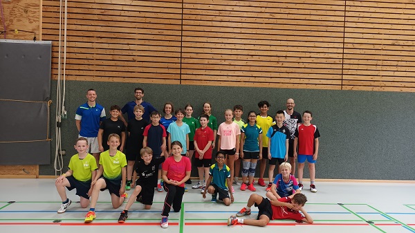 Große Begeisterung beim Doppel-/Mixedlehrgang