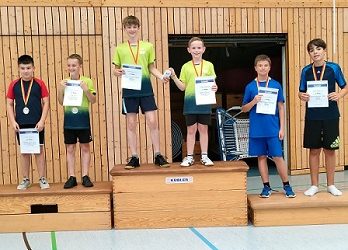 Jungeneinzel U11 und U13 waren am stärksten besetzt