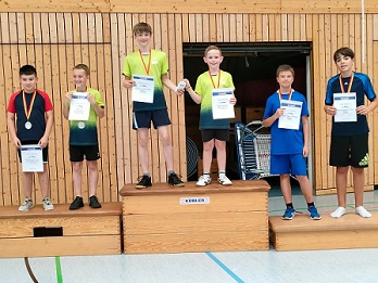 Jungeneinzel U11 und U13 waren am stärksten besetzt