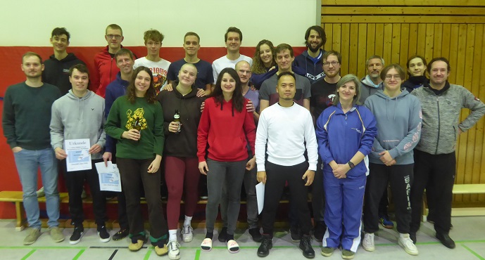 Spannende Matches bei einem großen Teilnehmerfeld