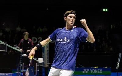 Olympiasieger Viktor Axelsen im Halbfinale