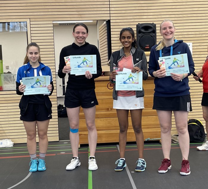 Aktivenrangliste Doppel/Mixed in Sigmaringen