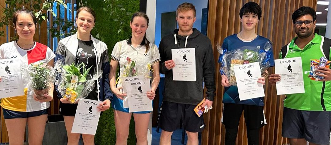 3. YONEX-BWBV-Circuit Ranglistenturnier (RLT) für Aktive – Mixed und Einzel