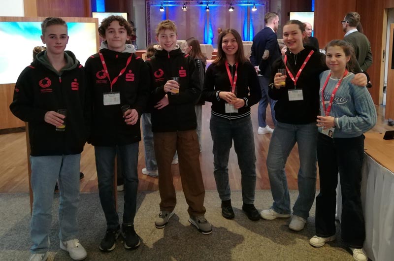 Beim Bundesfinale JtfO in Berlin Altshausen