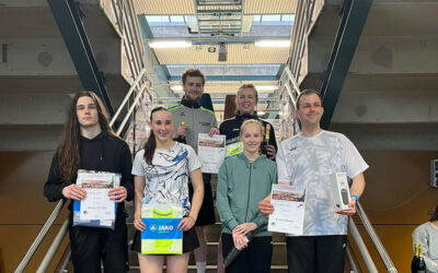 Badminton Regionalranglistenturnier des Bezirks Südbaden mit großem Teilnehmerfeld