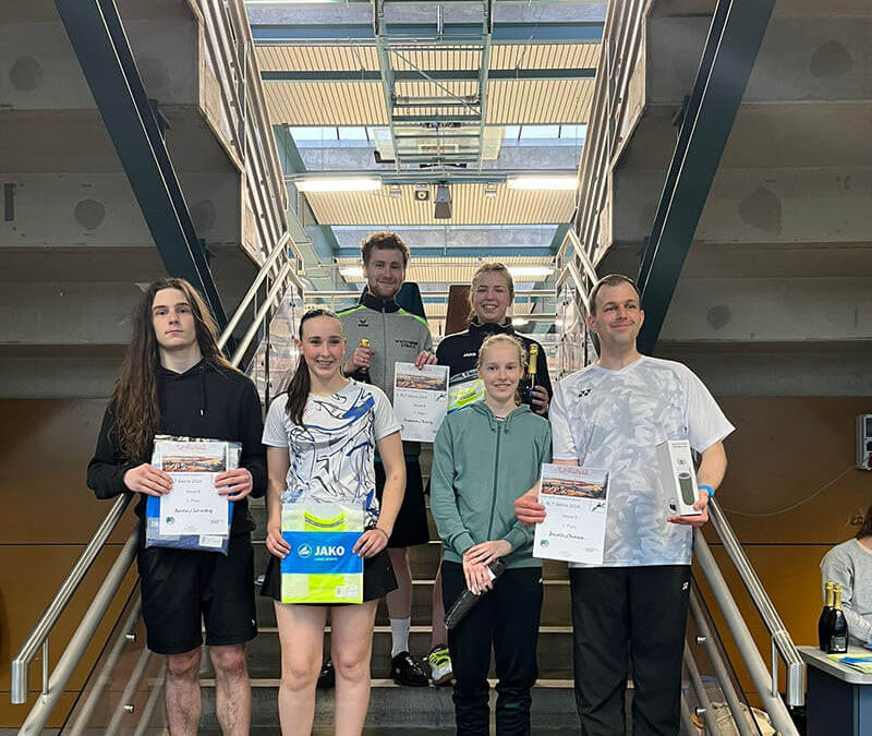 Badminton Regionalranglistenturnier des Bezirks Südbaden mit großem Teilnehmerfeld