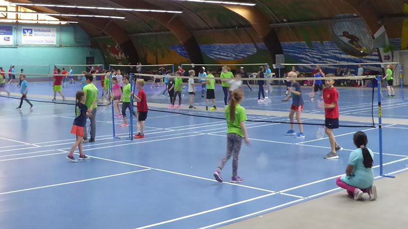 JtfO – Schulsport Badminton im RB Tübingen
