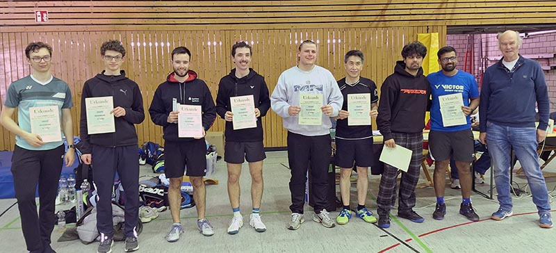 2. Nordbadisches Badminton-Ranglistenturnier bei der SG Hemsbach